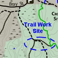 Tompson Res. Trail Work Map # 1