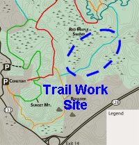 Tompson Res. Trail Work Map # 2