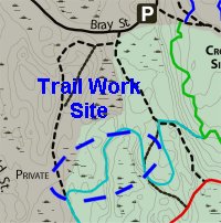 Tompson Res. Trail Work Map # 3