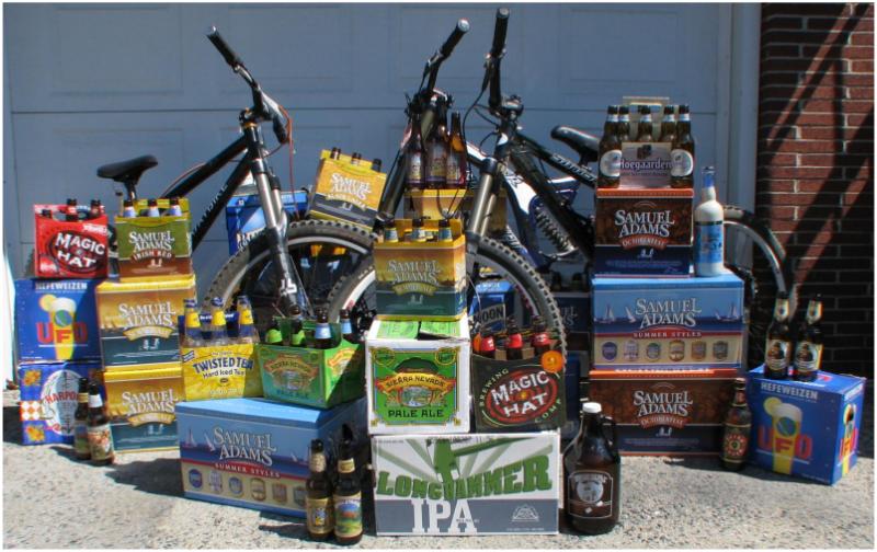 Tons of Bikes and Beer!