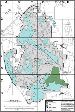 Mountain Bike Map of Lynn Woods