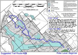 Lynn Woods Mountain Bike Trail Route #03