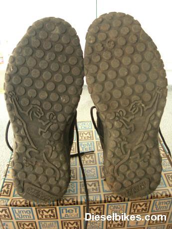 View of wear on botton Soles